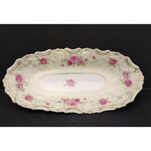 Old Ivory German Porcelain Relish Dish